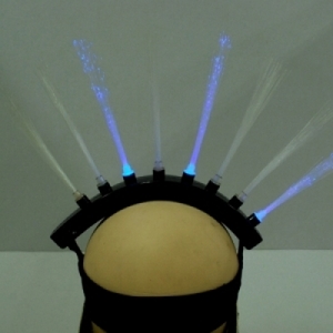 LED광섬유뿔머리띠
